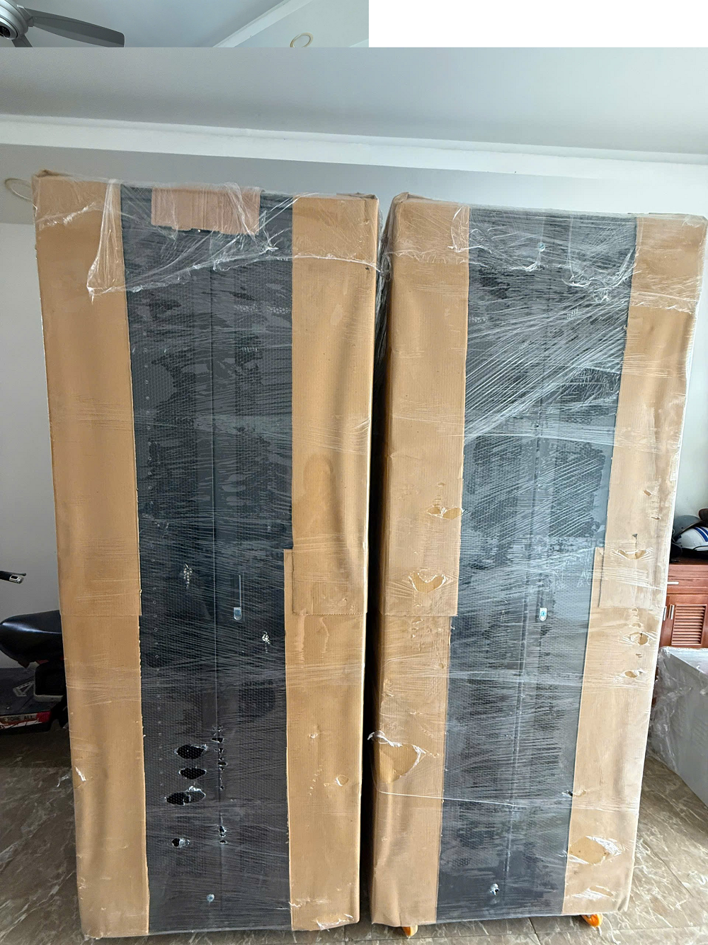 Tủ Rack 42U sâu D800 màu GHI, TRẮNG, ĐEN, hiệu AnRack, mã AR-4280XF/AR-4280X